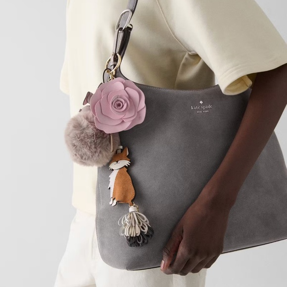 Kate Spade Flora Flower Bag Charm - Picture 4 of 5